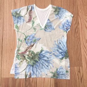 Zara t-shirt. Sheer size M